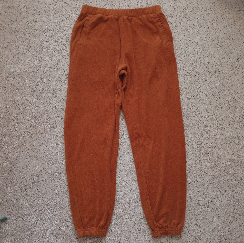 Offline By Aerie Burnt Orange Joggers